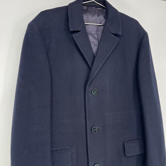 Reine Schurwolle Pure Wool Overcoat, Made in Germany, Size 46 - Picture 10 of 11